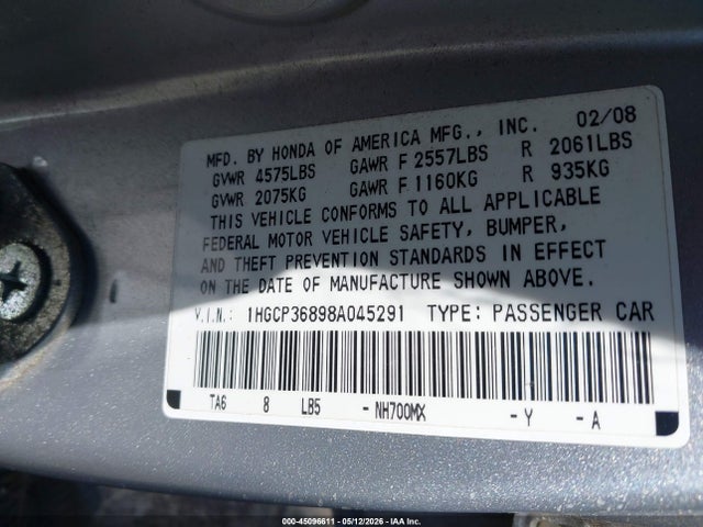 Honda Accord 3.5 Ex-l