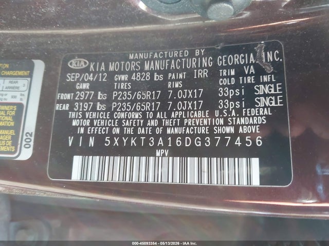 Kia Sorento Lx