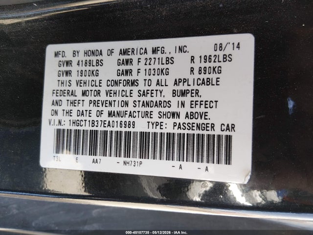 Honda Accord Lx-s