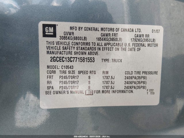 Chevrolet Silverado 1500 Work Truck