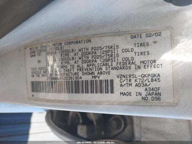 Toyota 4Runner Sr5 V6