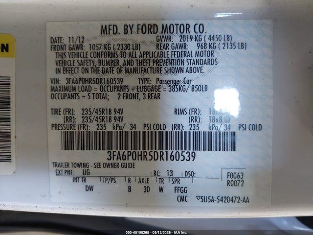 Ford Fusion Se
