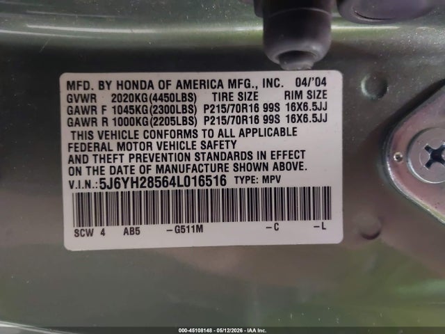 Honda Element Ex