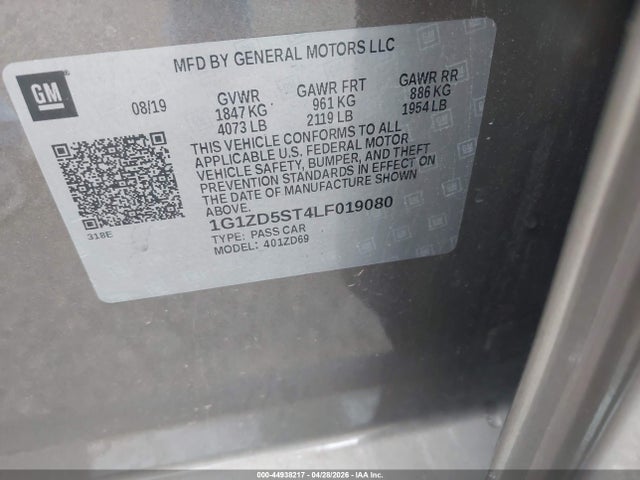 Chevrolet Malibu Fwd Lt