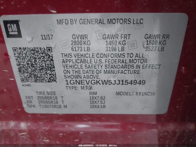 Chevrolet Traverse 1lt
