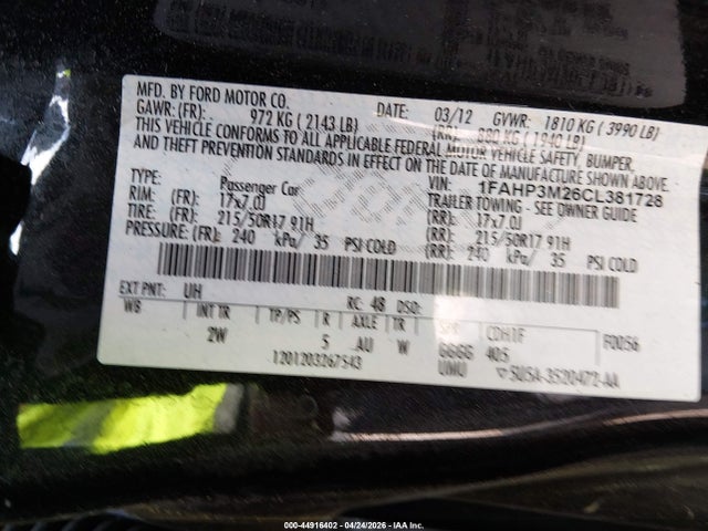 Ford Focus Sel