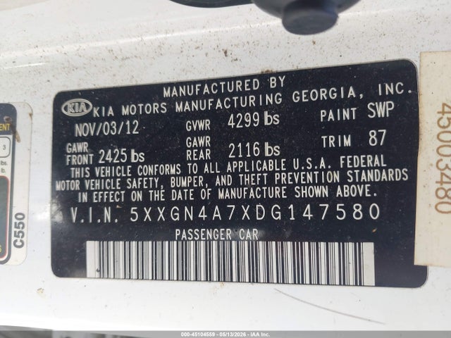 Kia Optima Ex