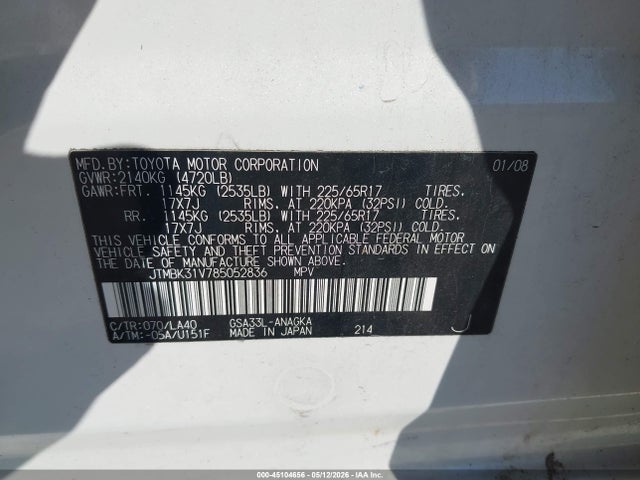 Toyota RAV4 Limited V6
