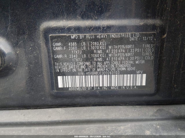 Subaru Outback 2.5i Limited