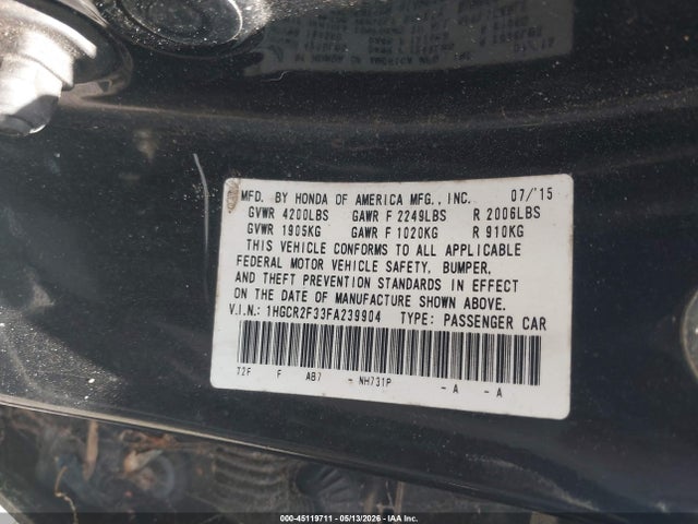 Honda Accord Lx