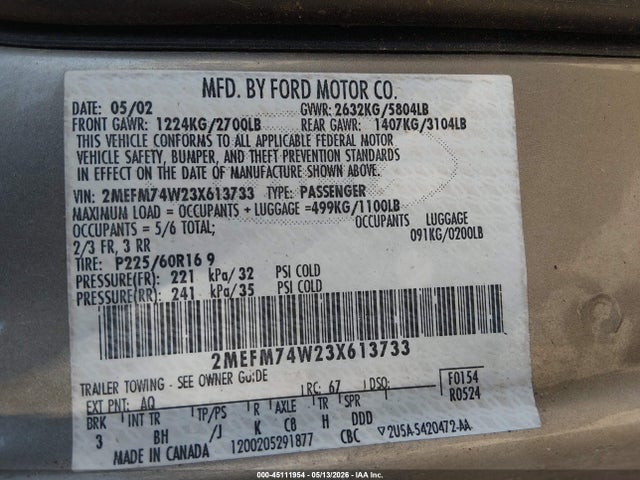 Mercury Grand Marquis Gs