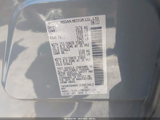 Nissan Pathfinder Platinum Fwd