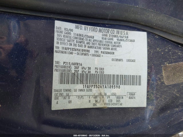 Ford Taurus Ses