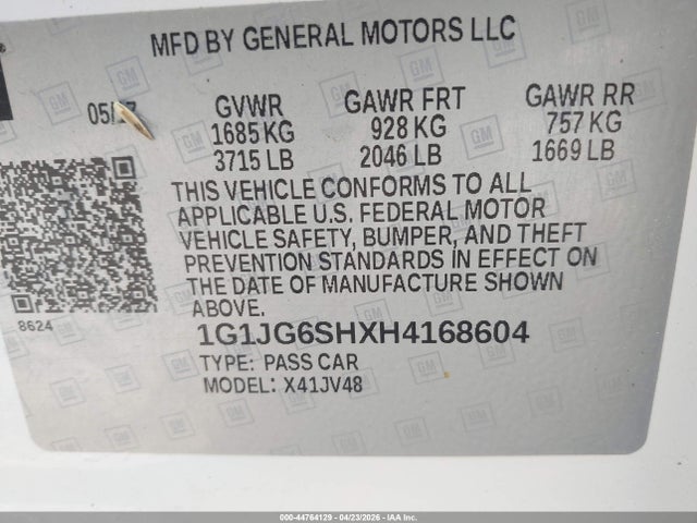 Chevrolet Sonic Lt Auto