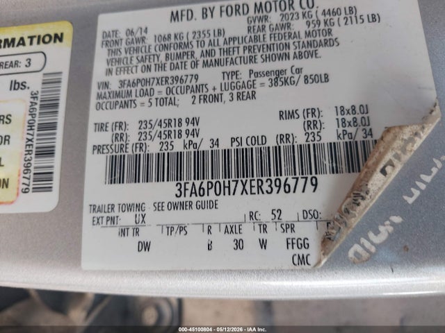 Ford Fusion Se