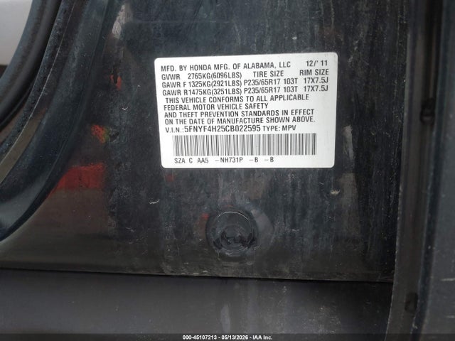 Honda Pilot Lx