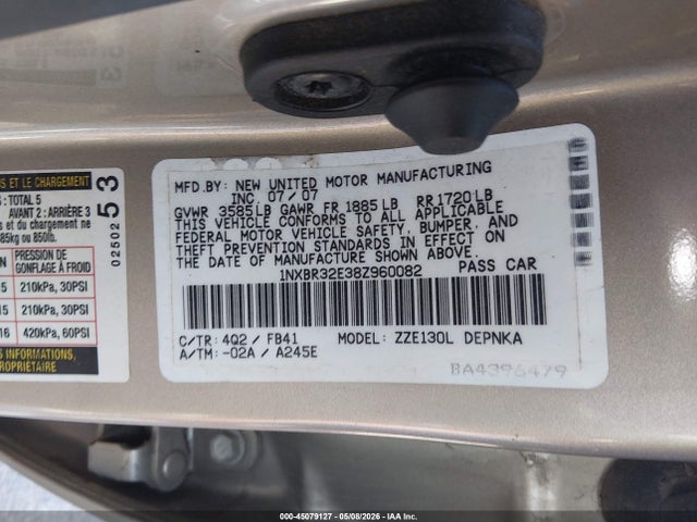 Toyota Corolla Le