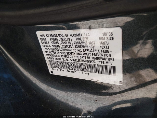 Honda Odyssey Lx