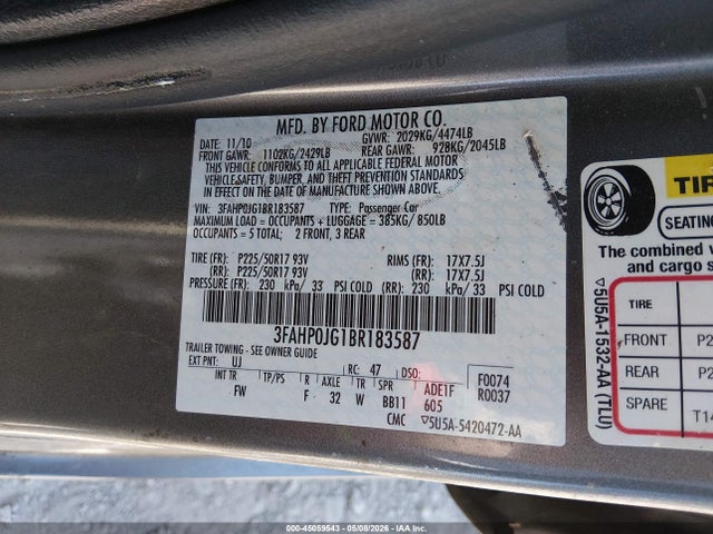 Ford Fusion Sel
