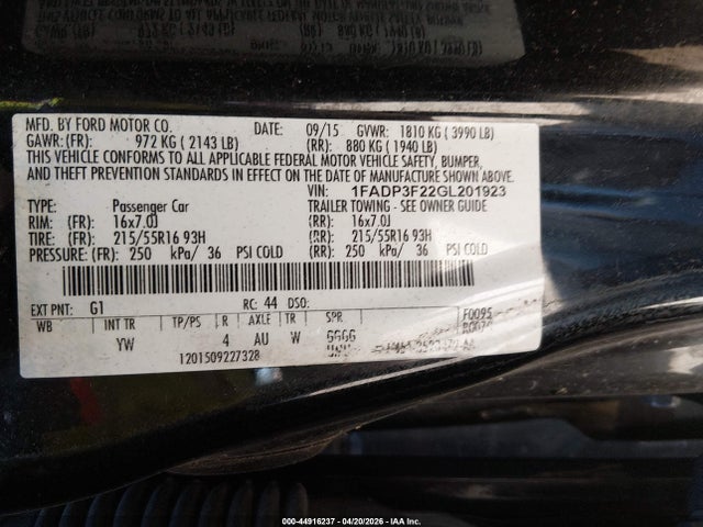 Ford Focus Se