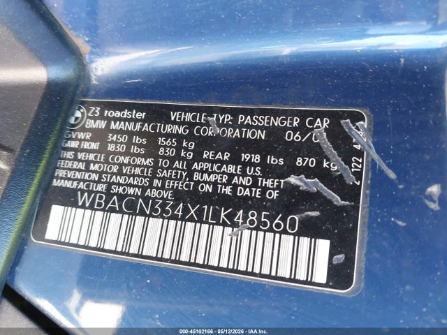 BMW Z Series 2.5i