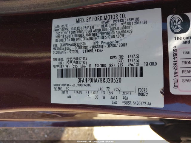 Ford Fusion Se