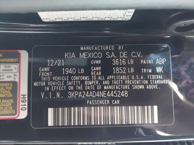 Kia Rio Lx