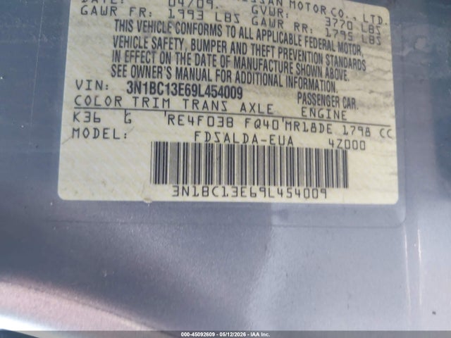 Nissan Versa 1.8s
