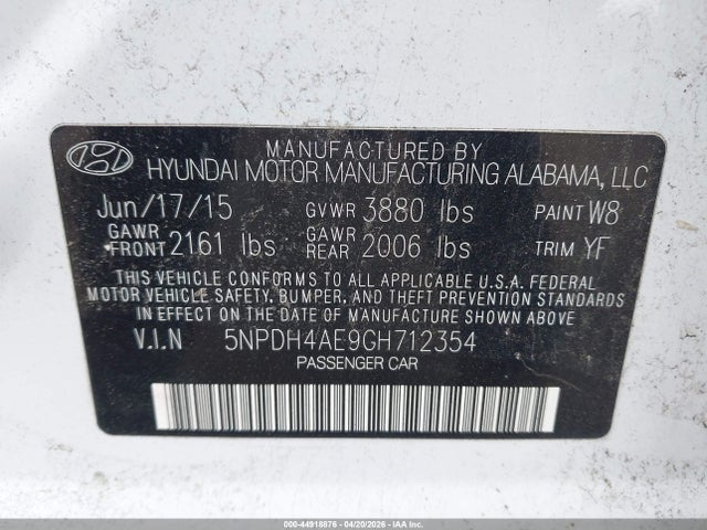 Hyundai ELANTRA Se