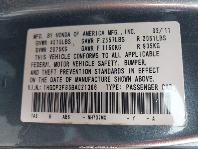 Honda Accord 3.5 Ex-l