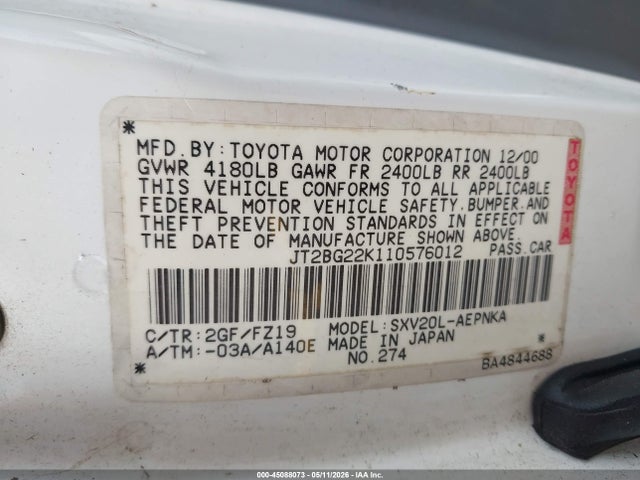 Toyota Camry Le