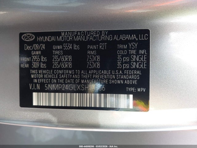 Hyundai SANTA FE Sel