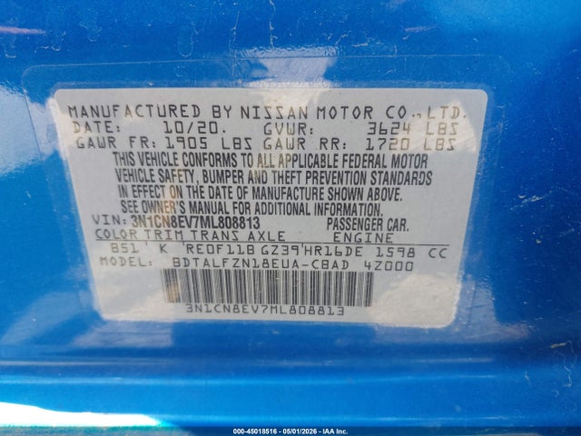 Nissan Versa Sv Xtronic Cvt