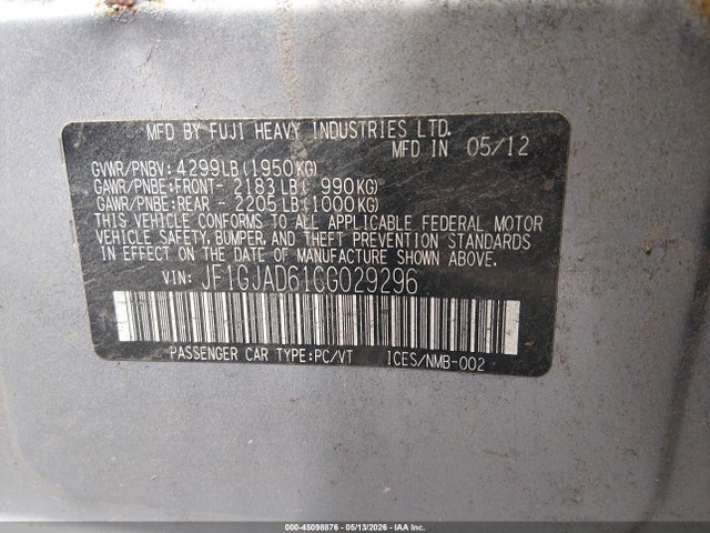 Subaru Impreza 2.0i Premium