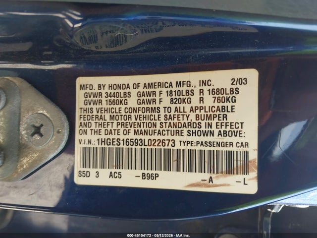 Honda Civic Lx