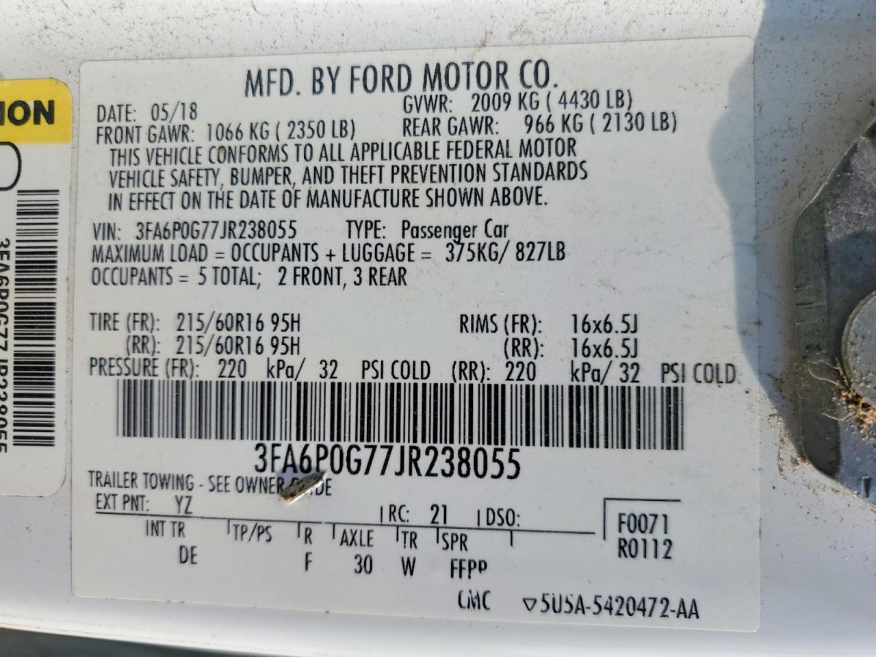 Ford Fusion S