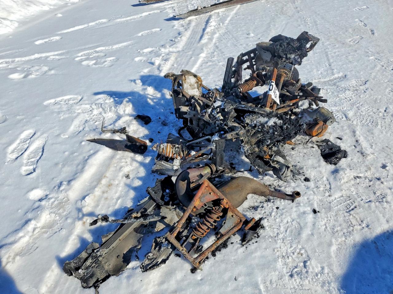 Salvage Arcc Snowmobile Image