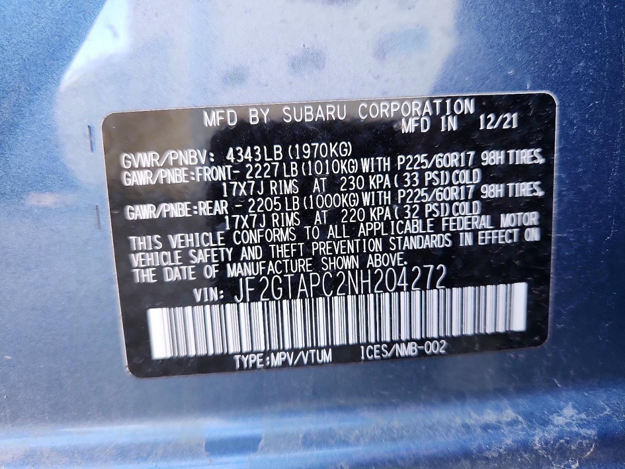 Subaru Crosstrek Premium