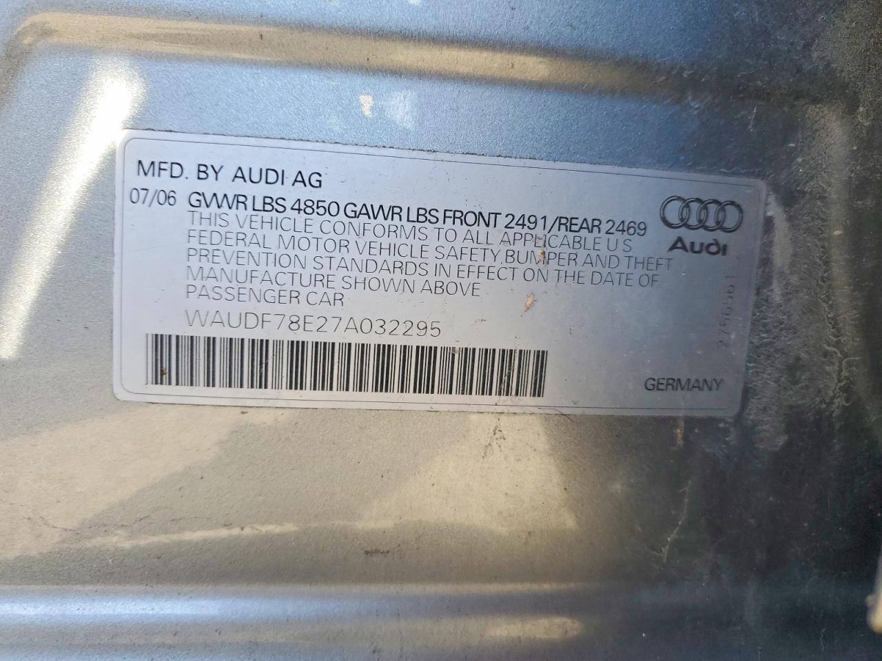Audi A4 2.0t Quattro