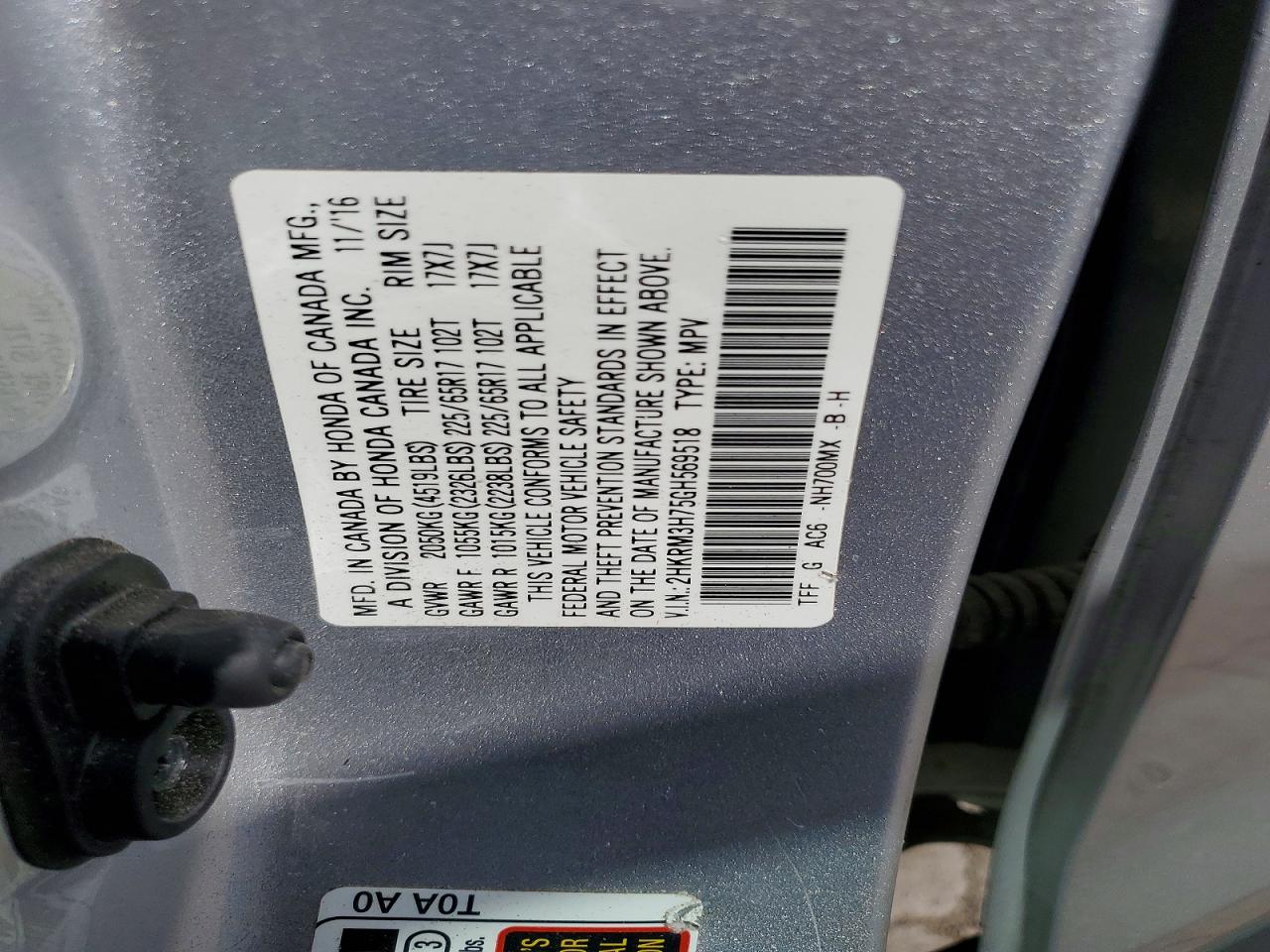 Honda Crv Exl