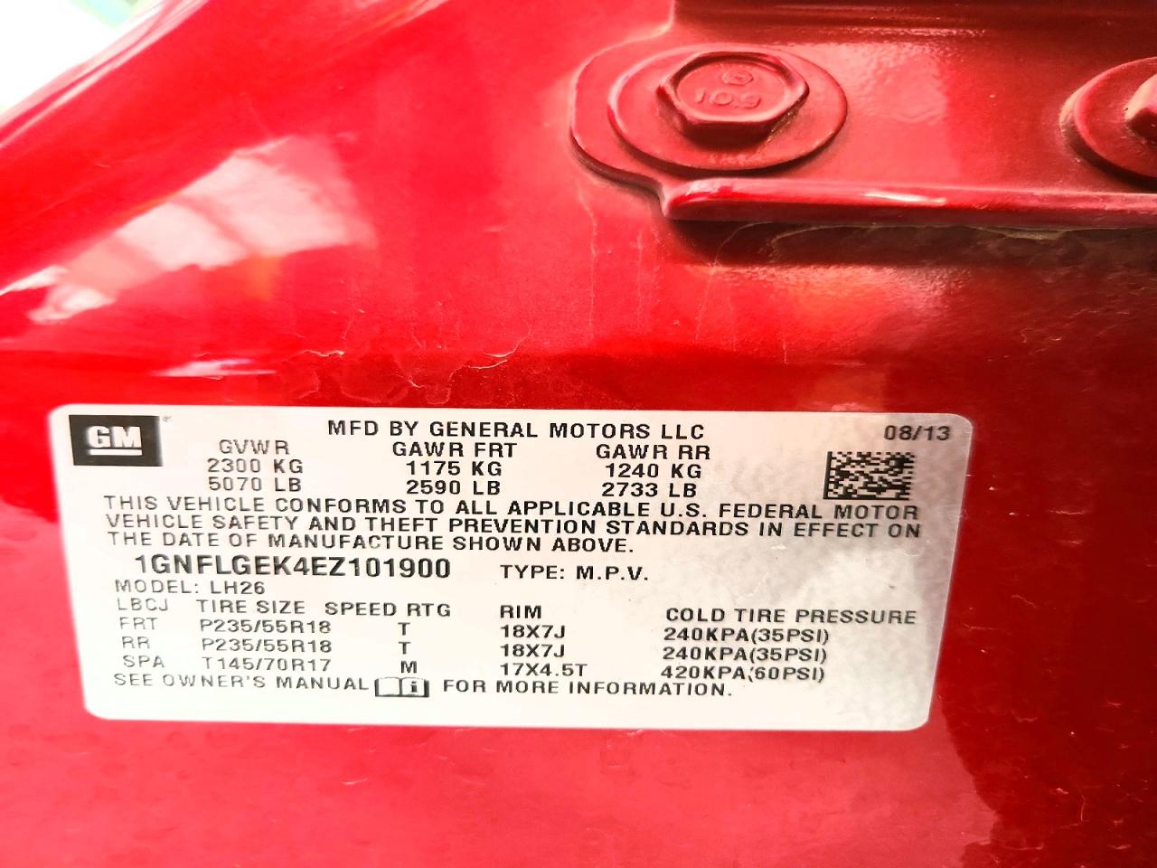 Chevrolet Equinox Lt