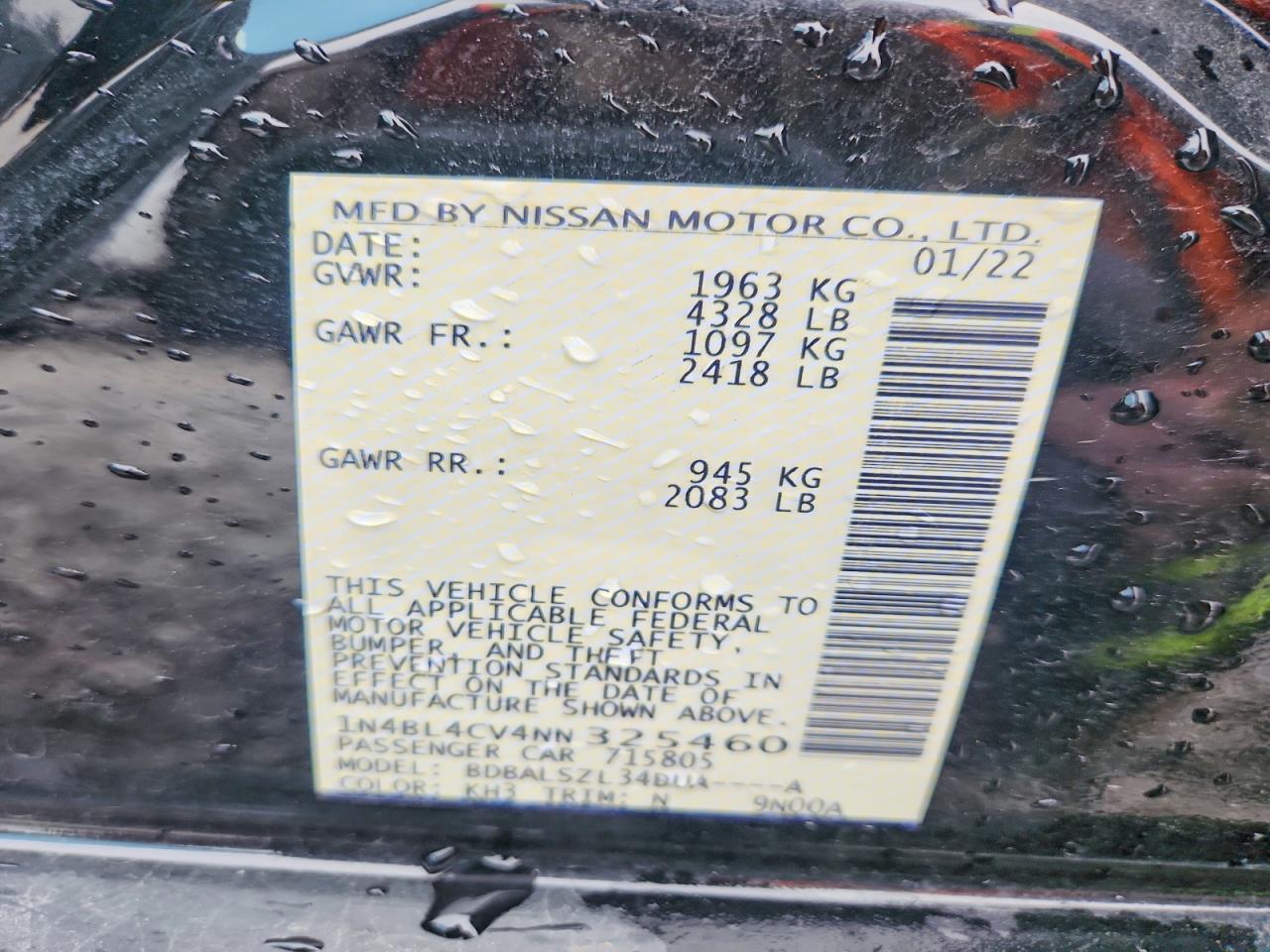 Nissan Altima Sr