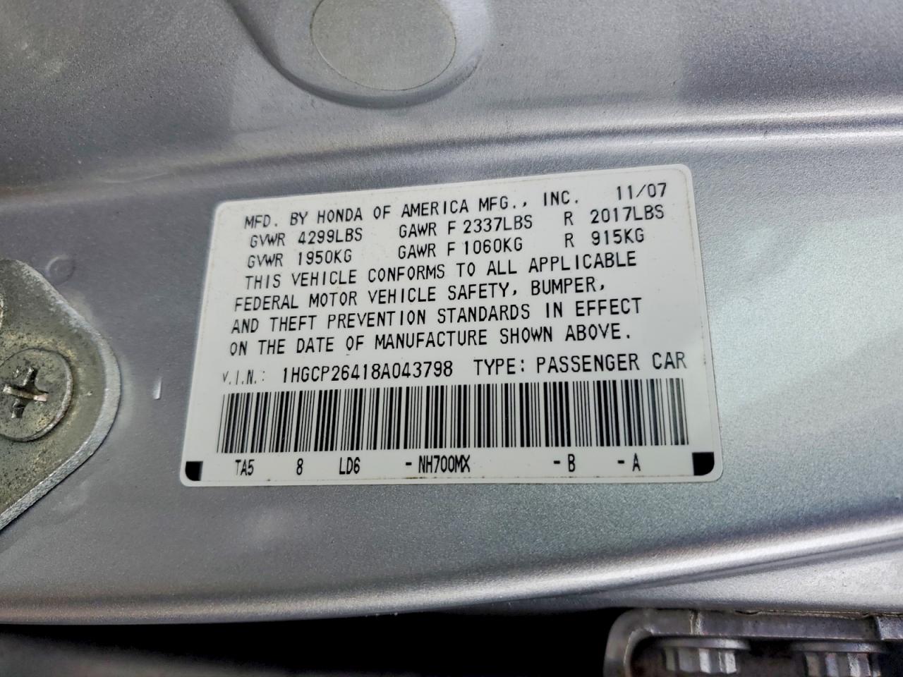 Honda Accord Lxp