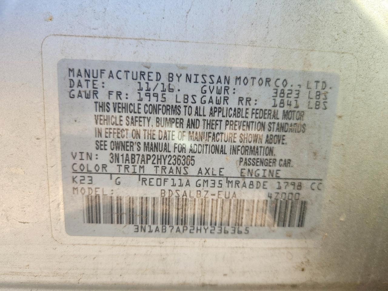 Nissan Sentra S