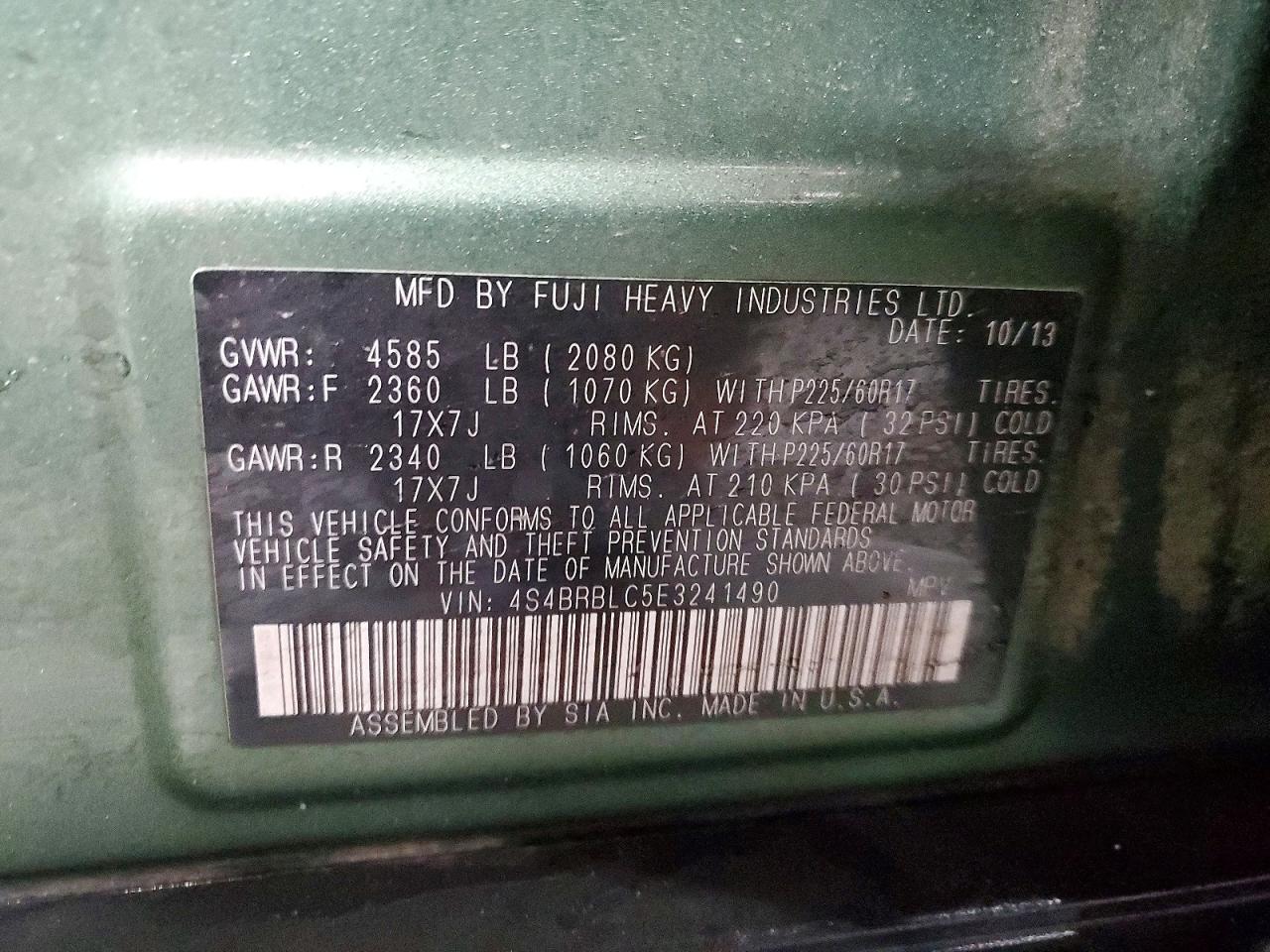 Subaru Outback 2.5i Limited
