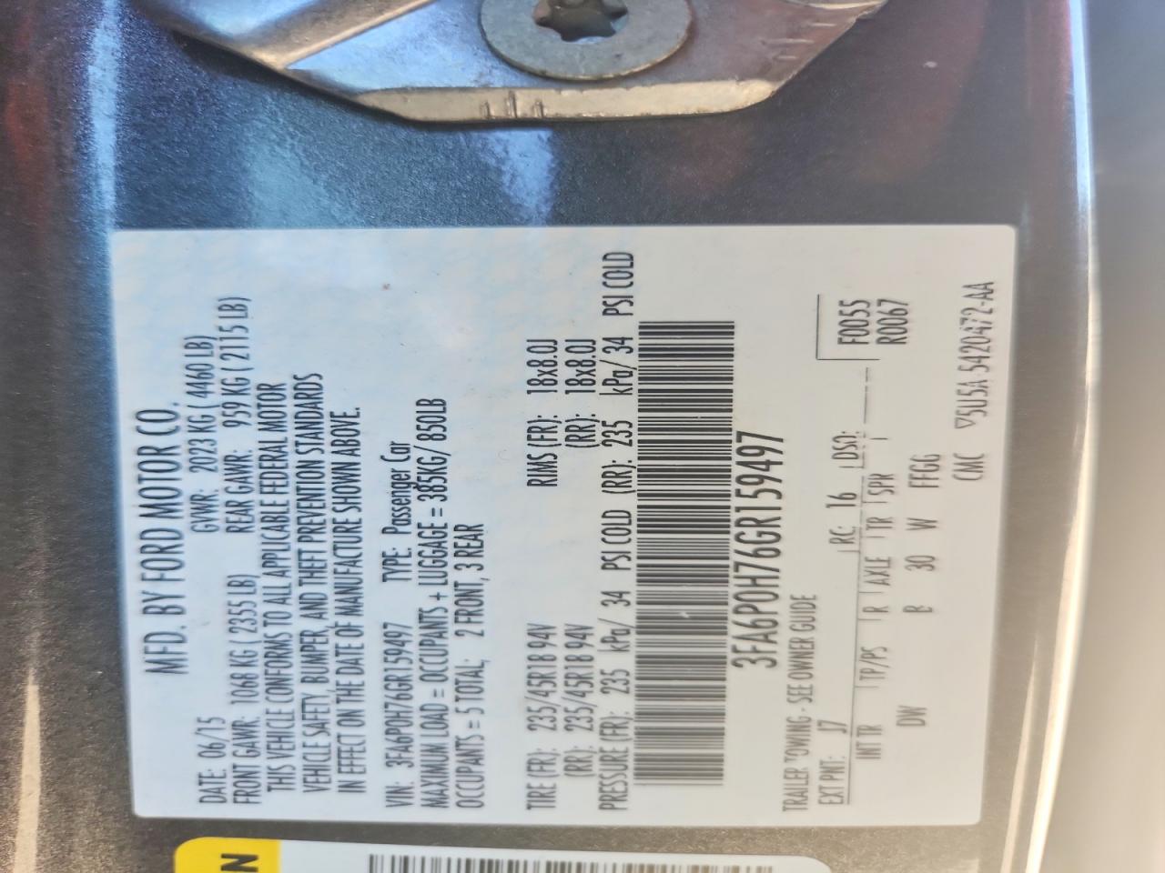 Ford Fusion Se