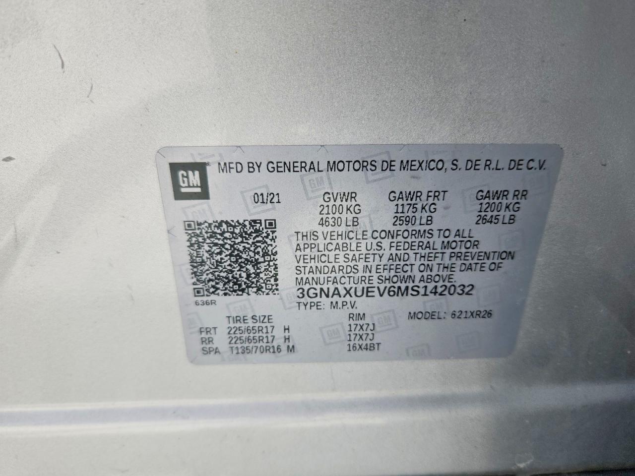 Chevrolet Equinox Lt