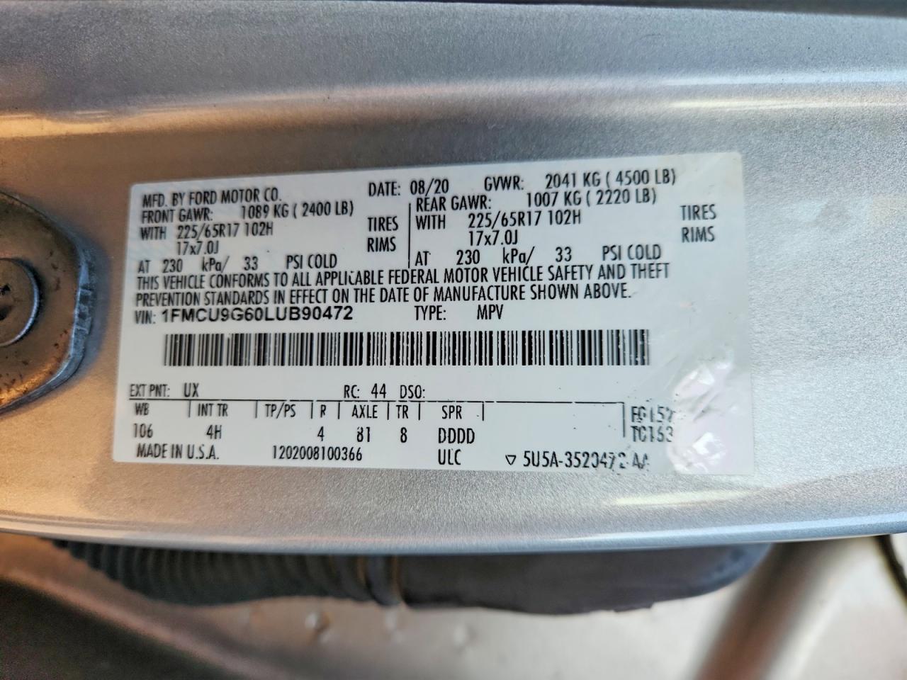 Ford Escape Se