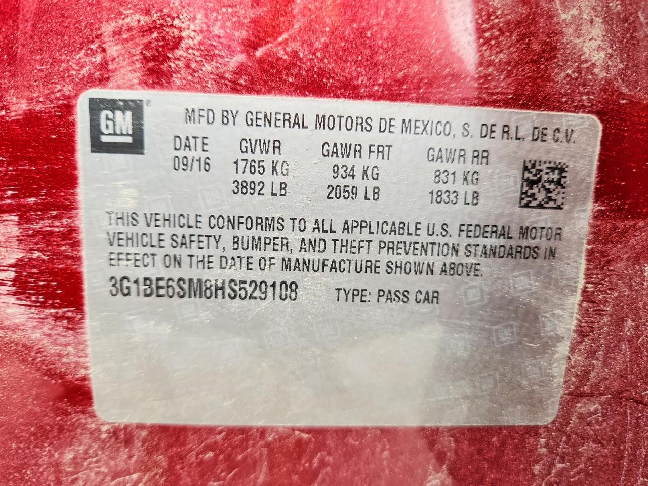 Chevrolet Cruze Lt