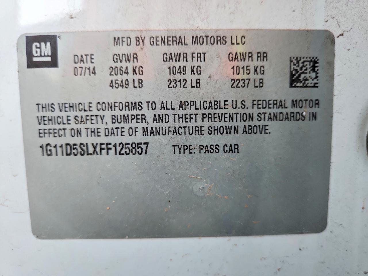 Chevrolet Malibu 2lt